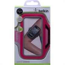 Belkin iPhone 5 Neoprene Slim Fit - rosa Sportsarmbånd til iPhone 5/5S/SE 